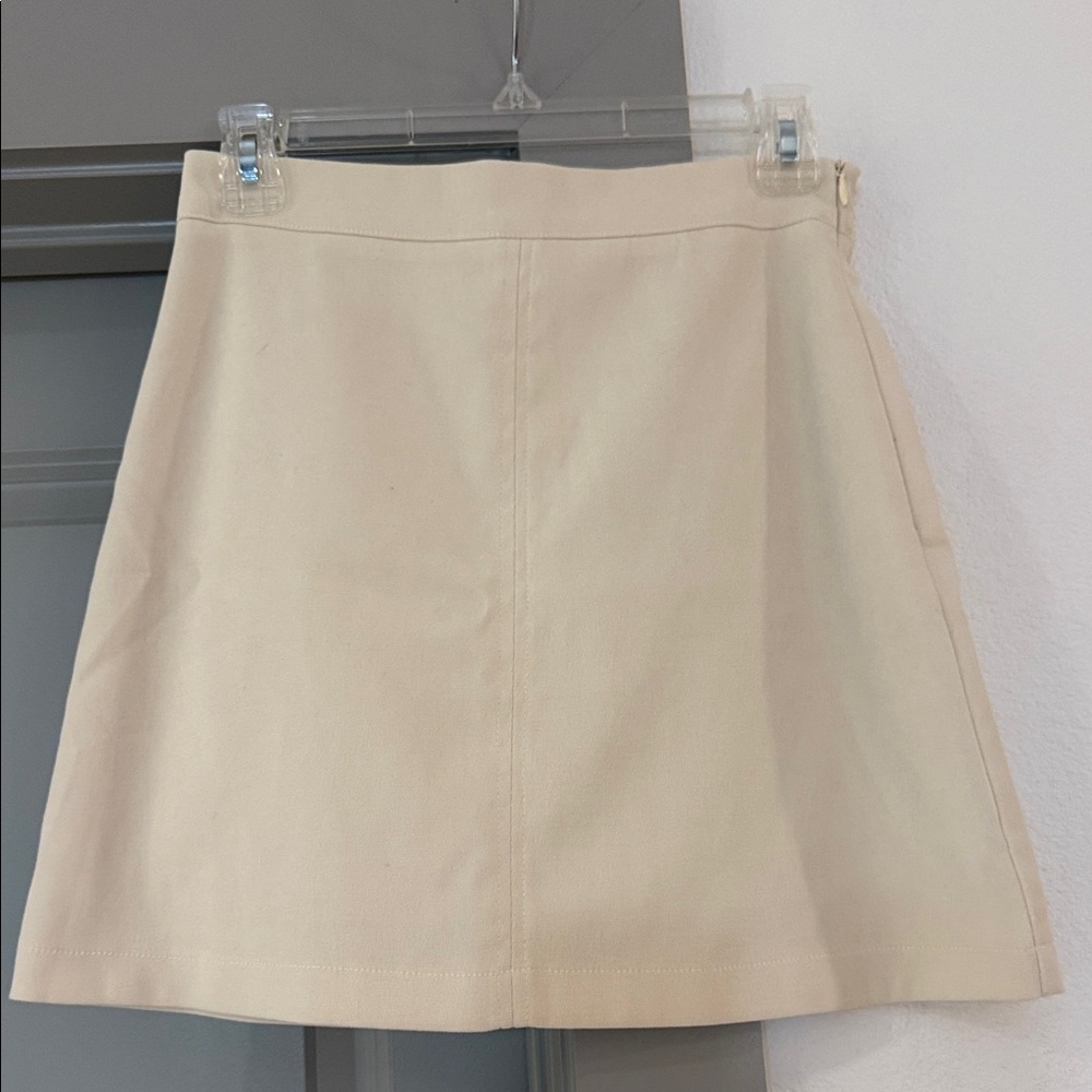 Cream Women's Mini Skirt
